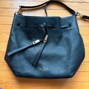 Kate Spade Pebbled Leather Bucket Bag